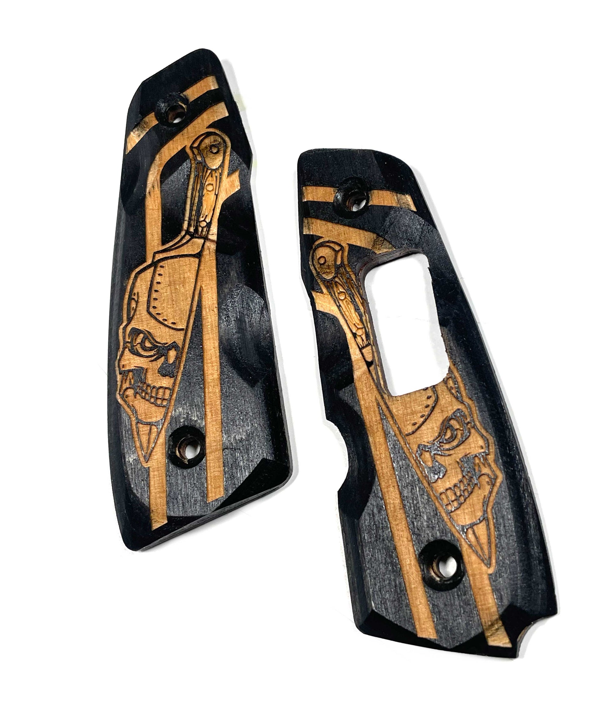 NEW BOB LONG INTIMIDATOR GRIP WITH LCD WINDOW "BL" (BLACK STAIN)