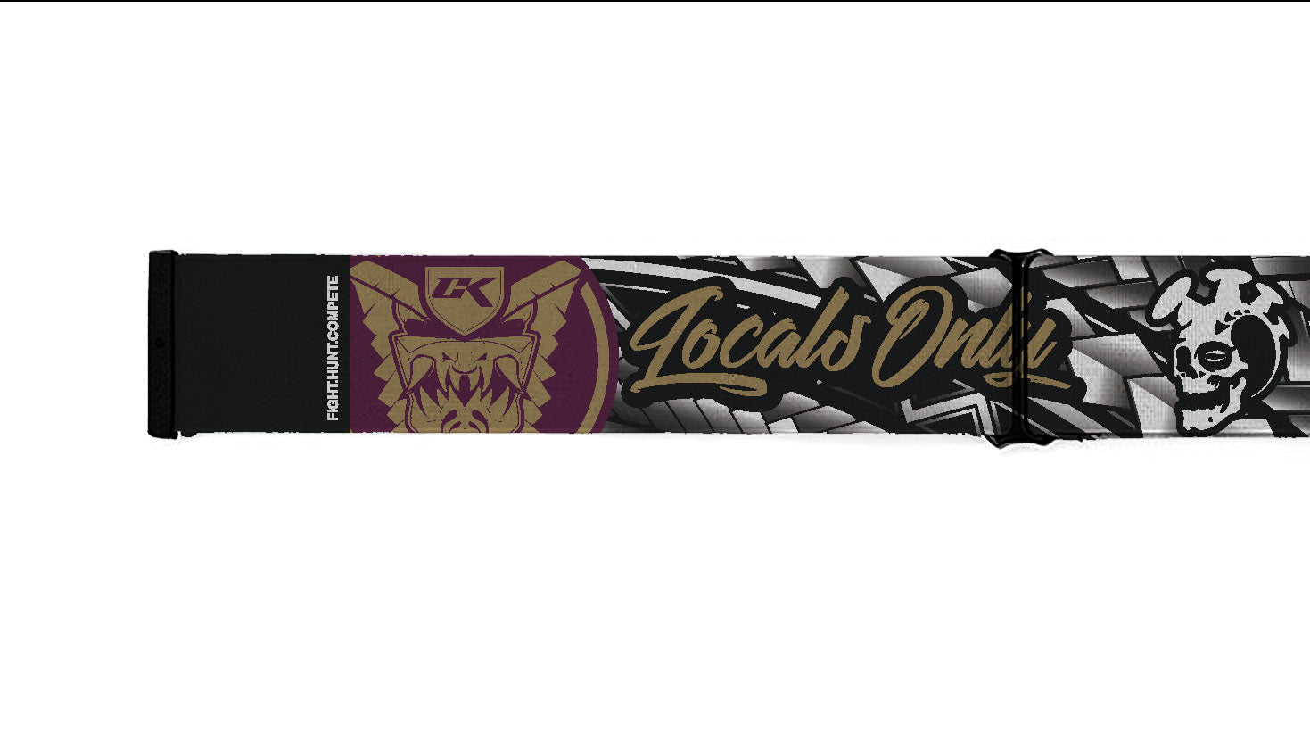 NEW 2025 JT STYLE GOGGLE STRAP "LOCALS ONLY-2"