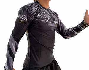 NEW! CK AMETHYST RASHGUARD KIDS GRAY GOLD