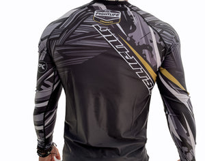 NEW! CK AMETHYST RASHGUARD KIDS GRAY GOLD