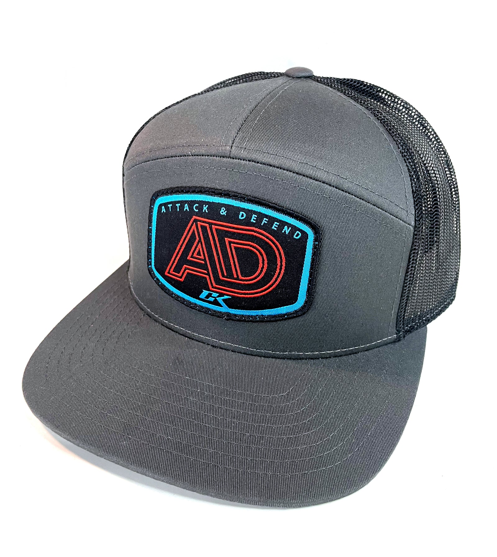 NEW ATTACK & DEFEND 7 PANEL CAP "NEON"