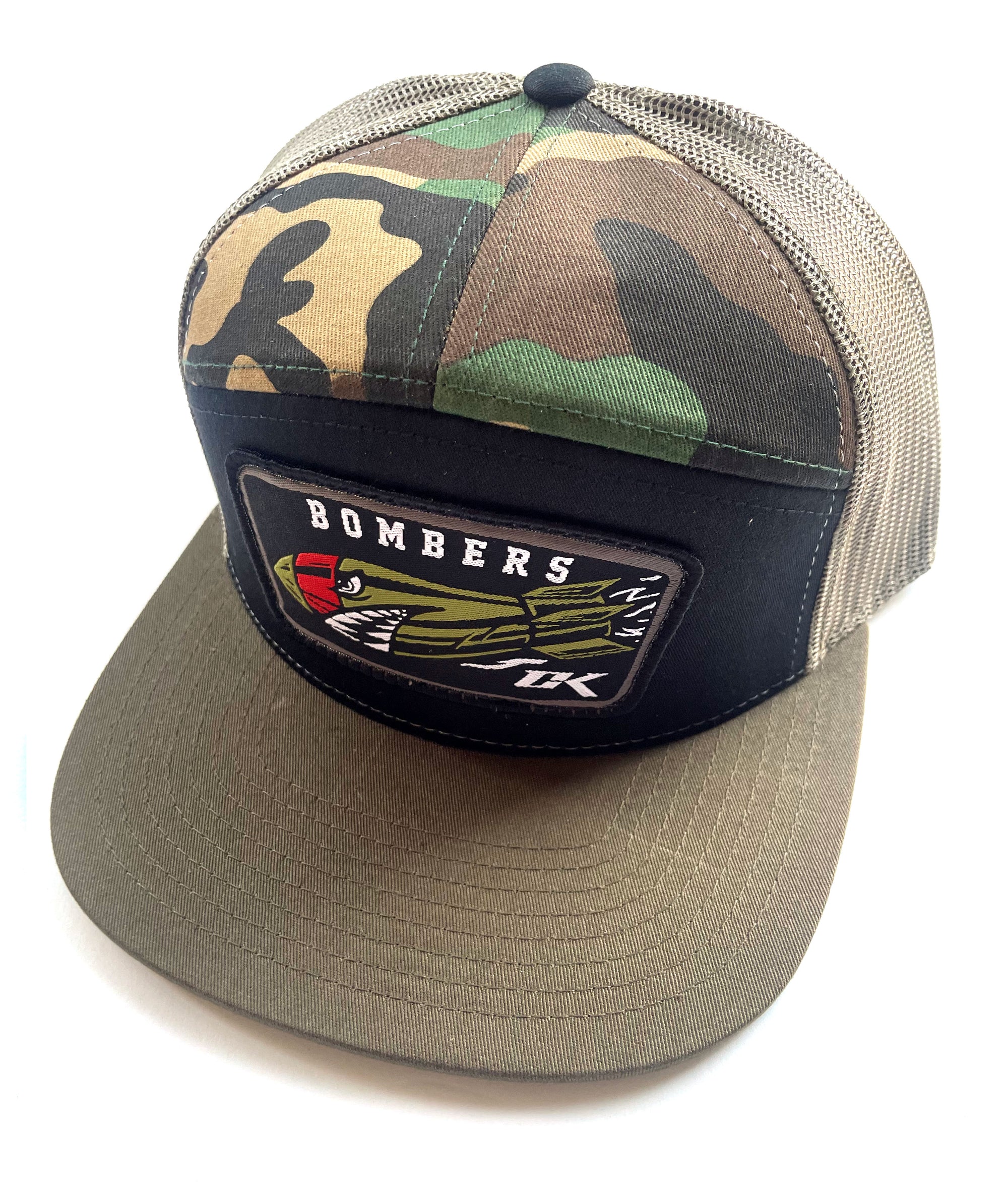 NEW CK FIGHTLIFE  7-PANEL CAP FULL  "BOMBER" CAMO