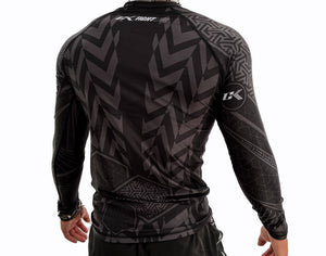 NEW 2023CK Vertigo Rash Guard - BLACK/GRAY