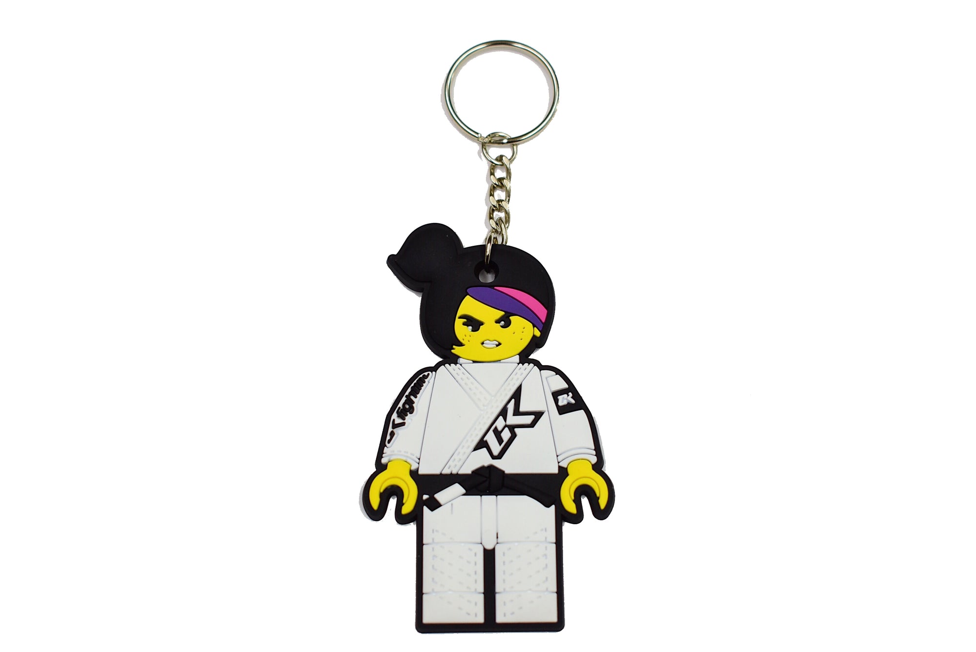 CK Jiu Jitsu Girl Rubber Keychain