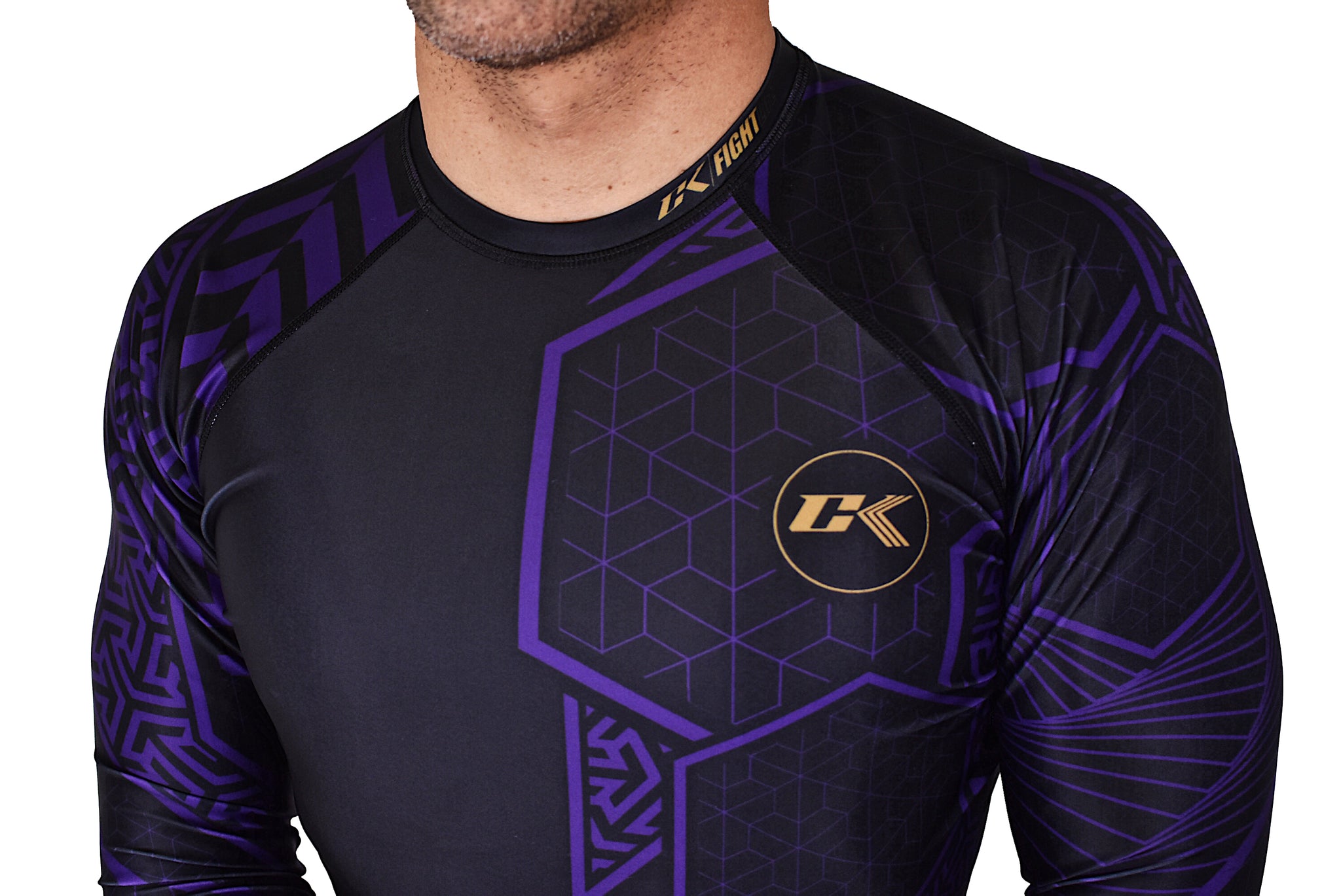 CK Kids Vertigo Rash Guard - Purple - CK Fight Life