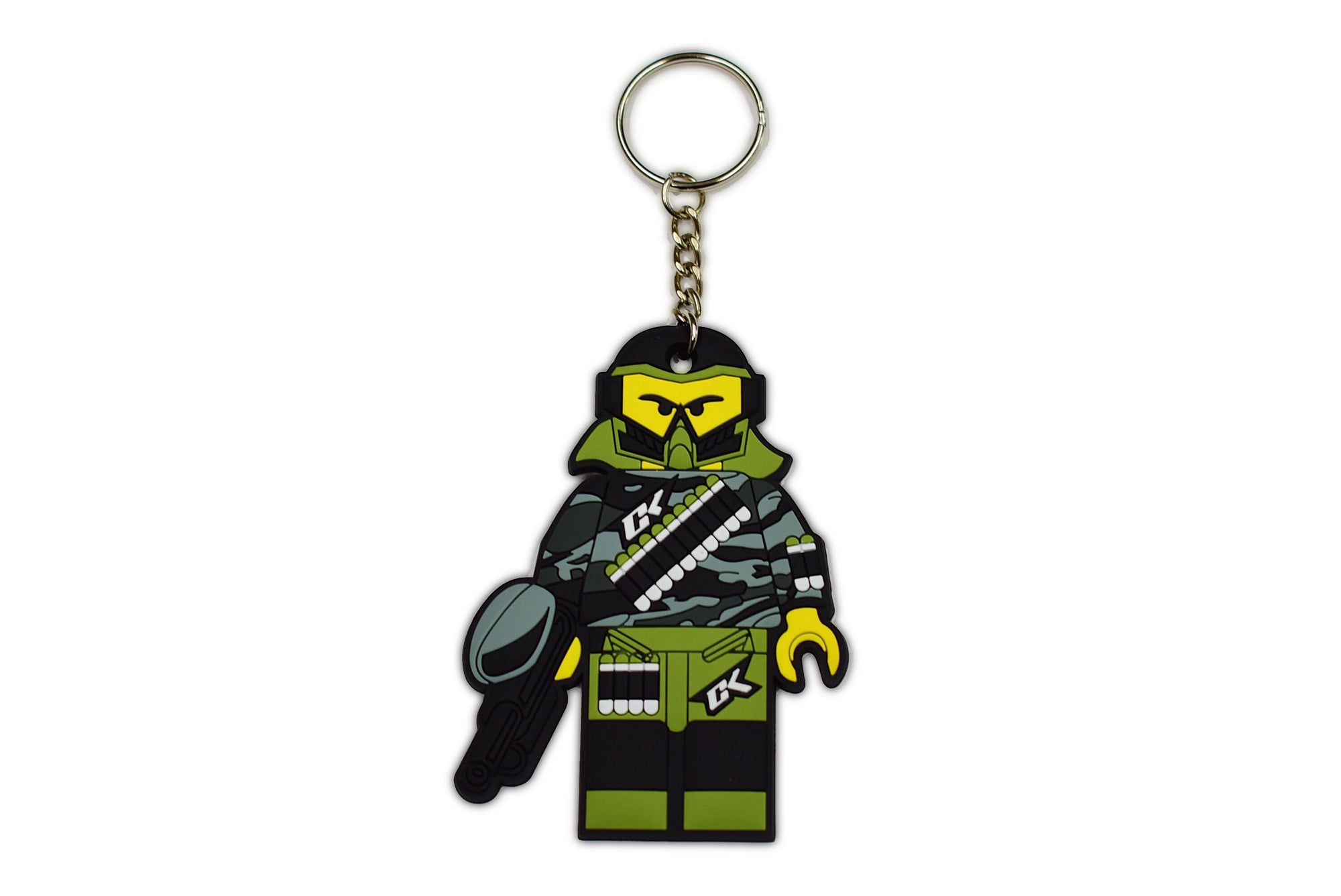 CK Paintball Rubber Keychain