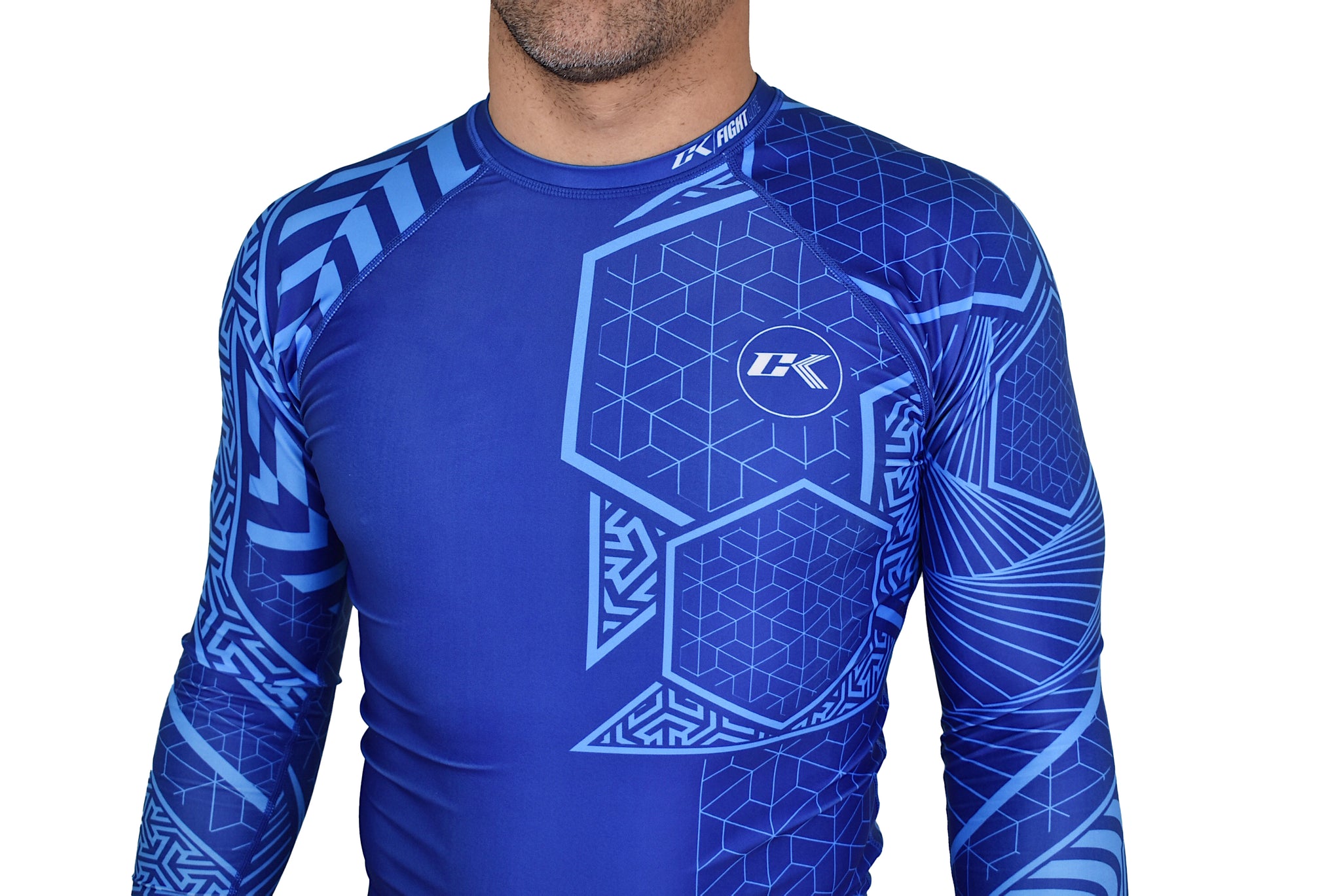 CK Kids Vertigo Rash Guard - Blue - CK Fight Life