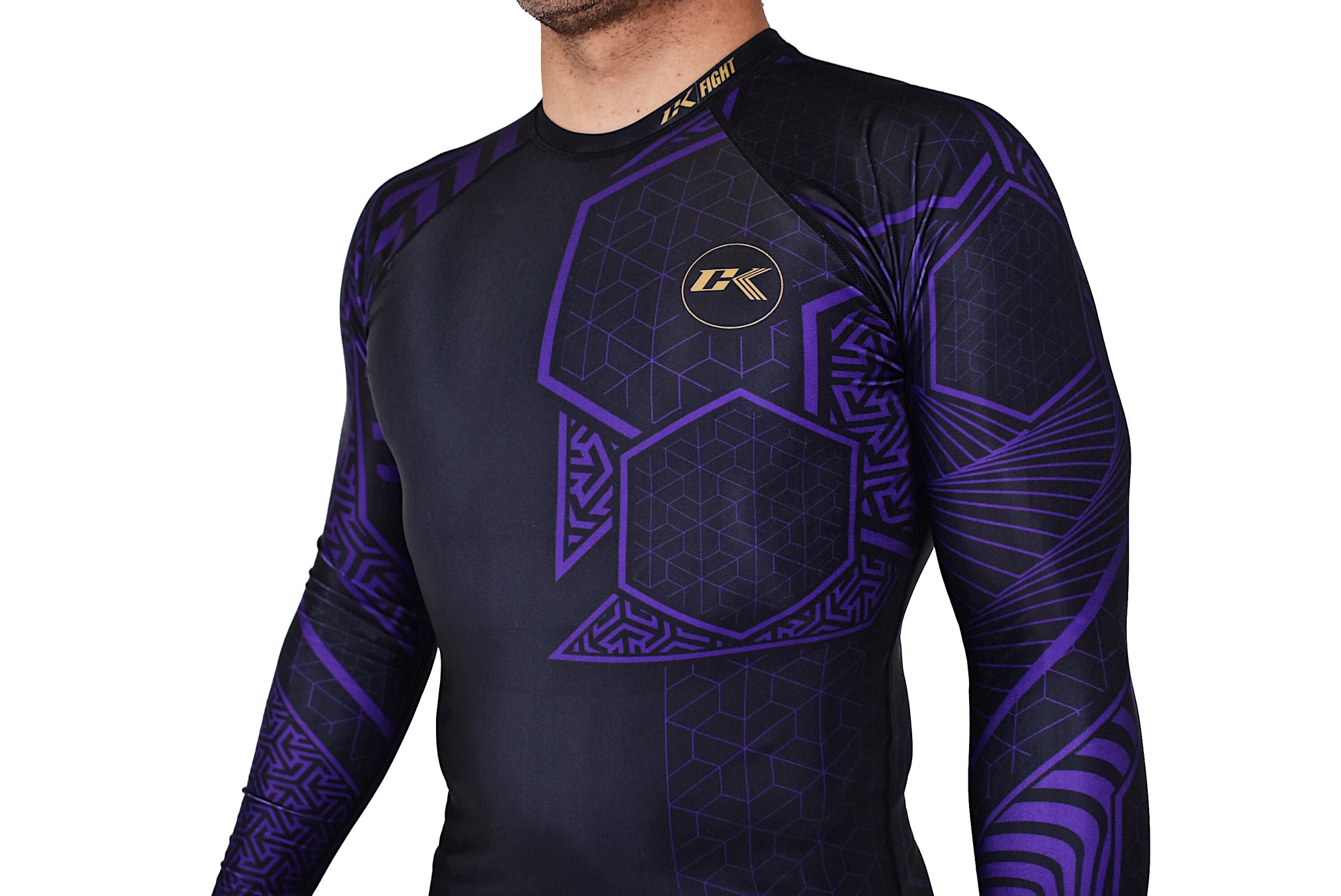 CK Kids Vertigo Rash Guard - Purple - CK Fight Life