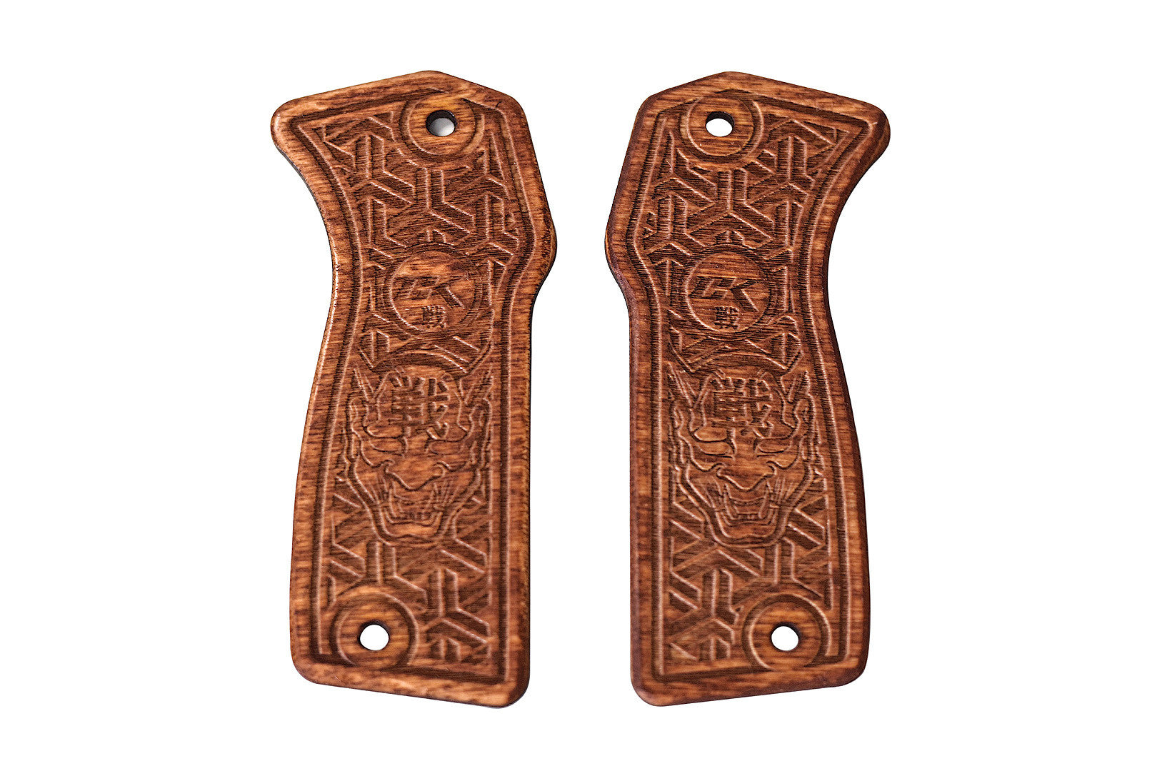 Contract Killer Oni Paintball Grips - FLAT Niche Element Frame