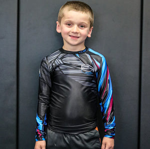 NEW! CK AMETHYST RASHGUARD KIDS Multi colored