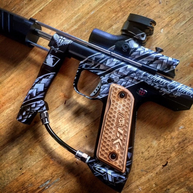 Tribal Stripe Paintball Marker Design