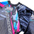 NEW! CK AMETHYST RASHGUARD ADULT BLACK RED/BLUE