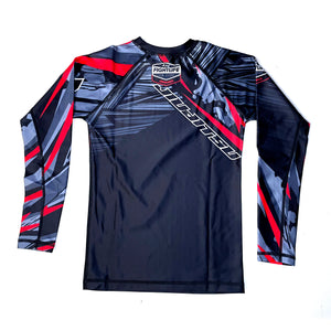 NEW! CK AMETHYST RASHGUARD KIDS GRAY / RED