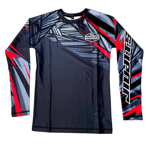 NEW! CK AMETHYST RASHGUARD KIDS GRAY / RED