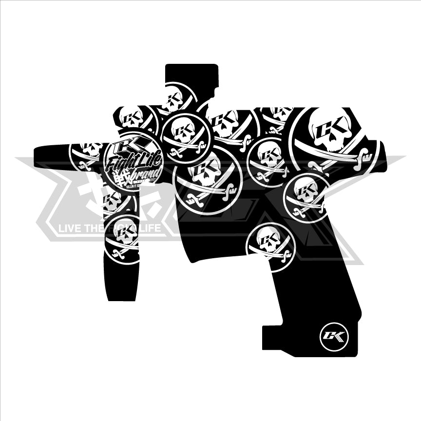 Pirate Paintball Marker Design